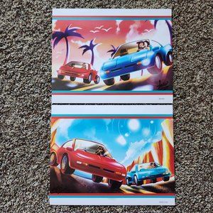 Cruising USA 8" x 10" Art Print Set of 2 - Limited Edition RARE - Bam Box